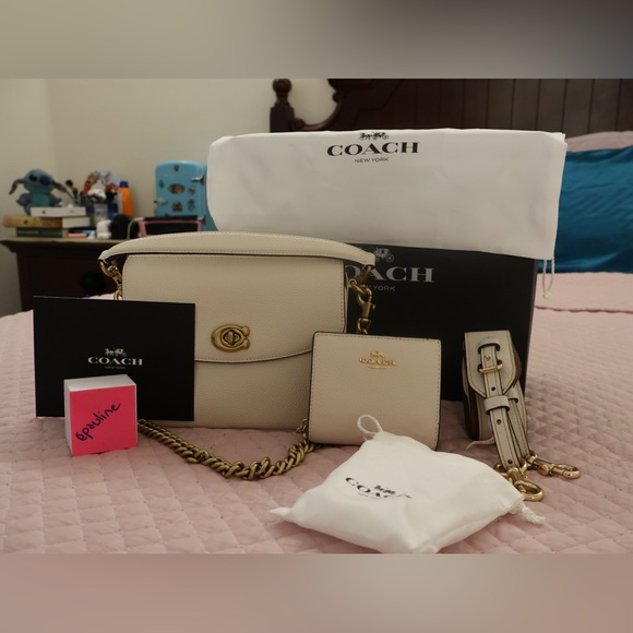 Coach Handbags - **BUNDLE** COACH Madison Crossbody Bag + COACH Wallet + COACH Shoulder Strap